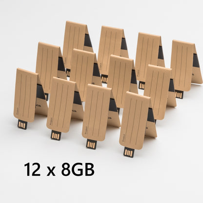 USB Papier-Clip 2.0 | 8GB | 12er Pack