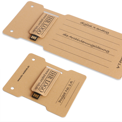 USB Papier-Clip | Type-A oder Type-C | Individuell bedruckt | ab 100 Stück